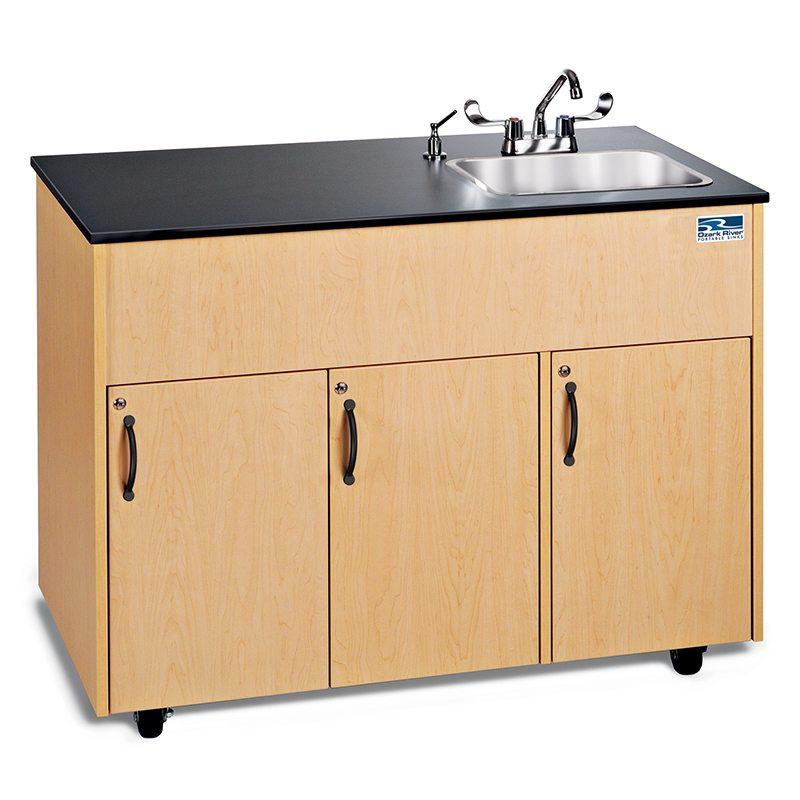 Ozark River Advantage 1D Portable Hot Water Sink- Laminate Top, Single Stainless Steel Basin