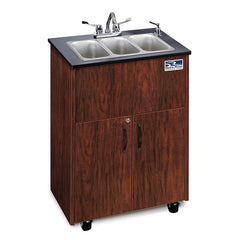 Ozark River Premier Series Triple Basin Portable Sink with Laminate Counter