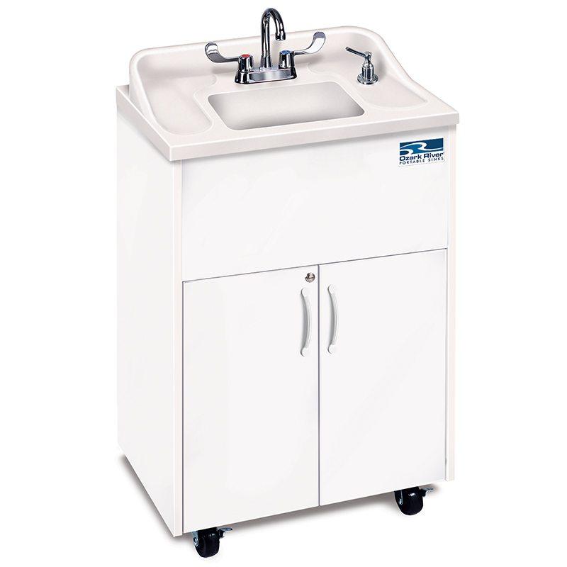Ozark River Premier Series Portable Hot Water Sink with White ABS Basin