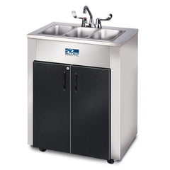 Ozark River Elite LS3 Portable Hot Water Sink- Triple Basin w/Stainless Steel Top
