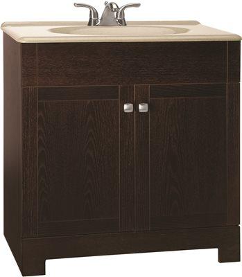 PSE-011W Dark Wood Portable Sink by Monsam