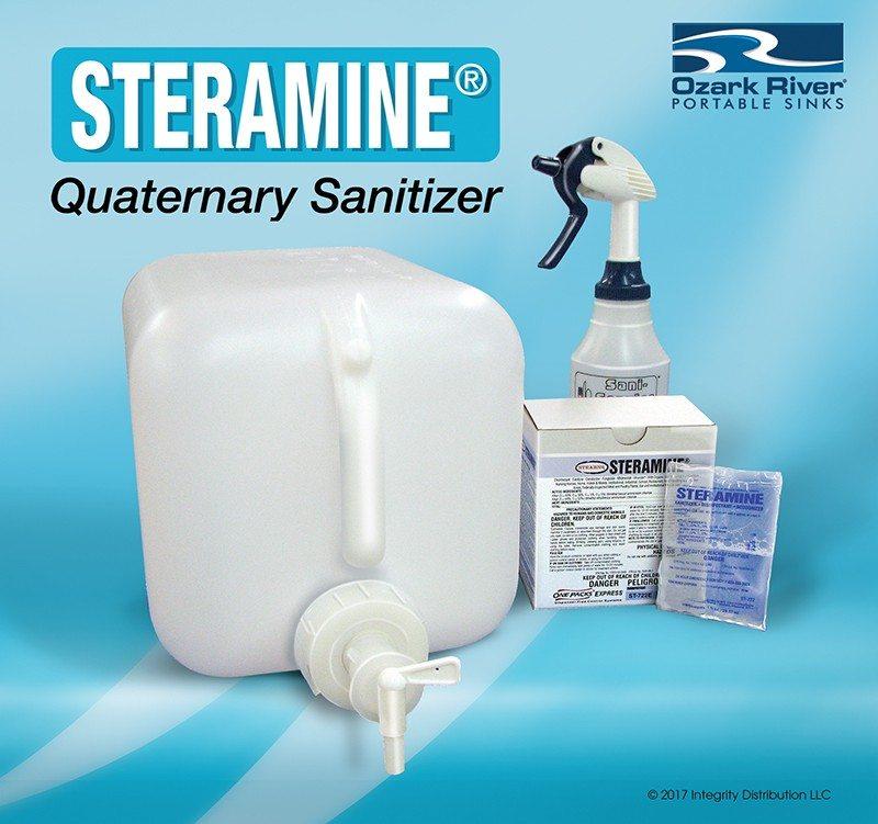Ozark River Steramine Quaternary Sanitizer Starter Kit